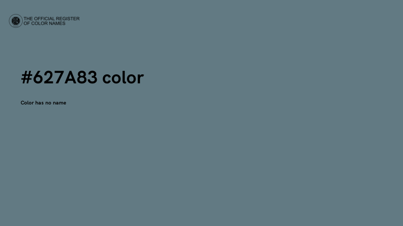 #627A83 color image