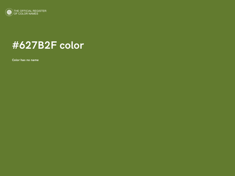 #627B2F color image