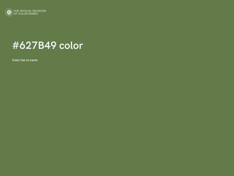 #627B49 color image