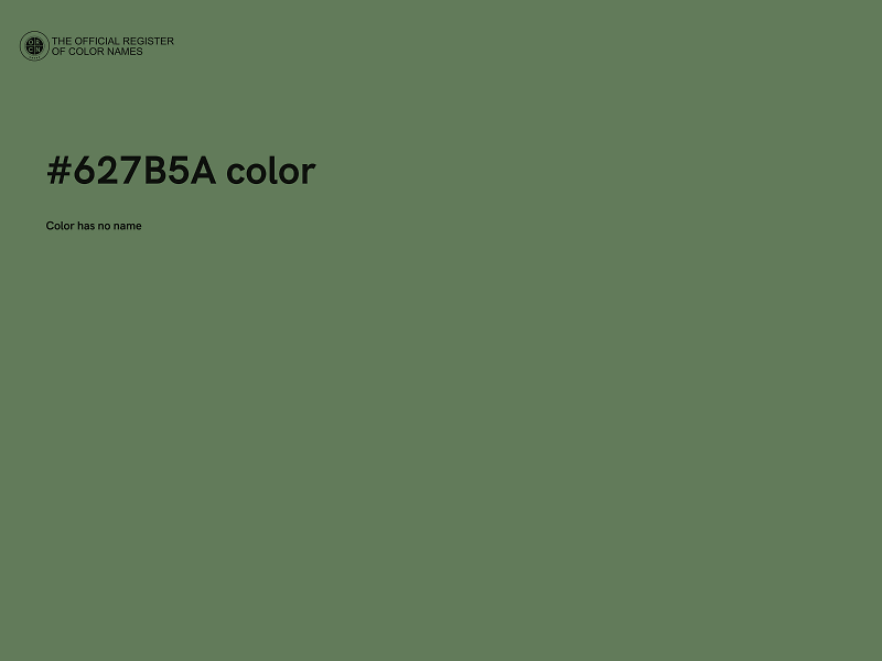 #627B5A color image