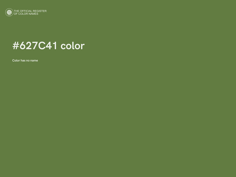#627C41 color image