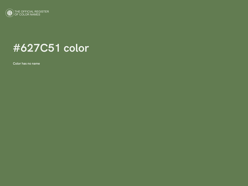 #627C51 color image