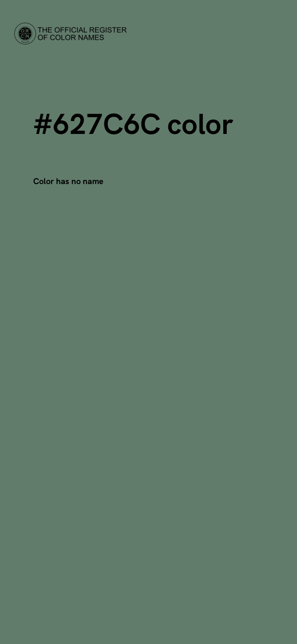 #627C6C color image