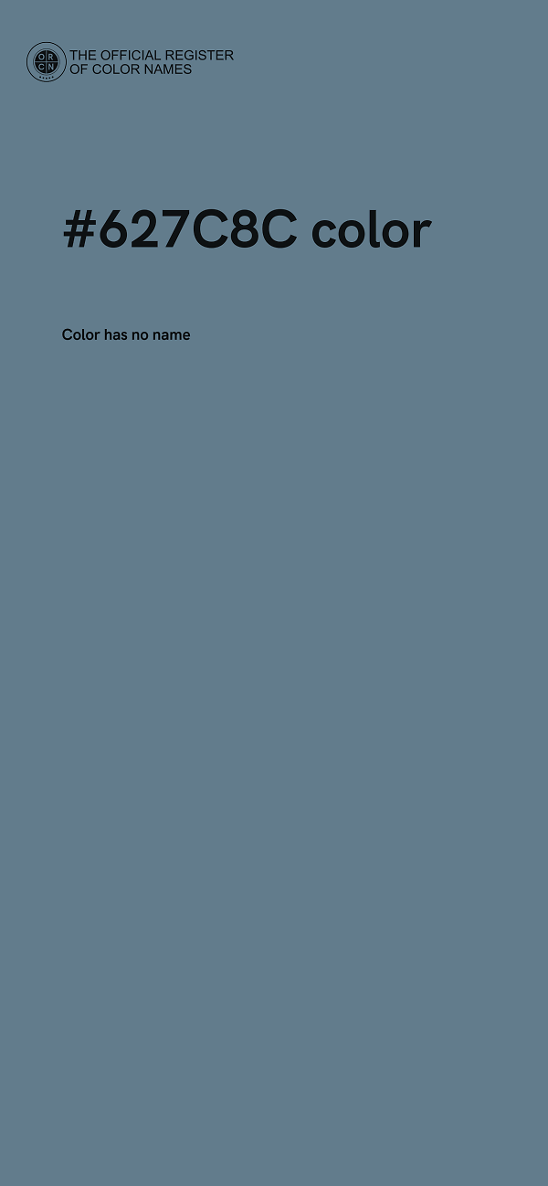 #627C8C color image