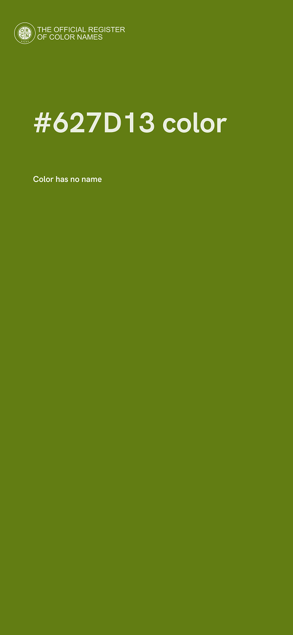 #627D13 color image