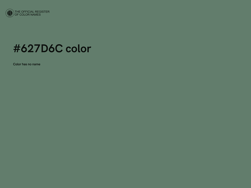 #627D6C color image