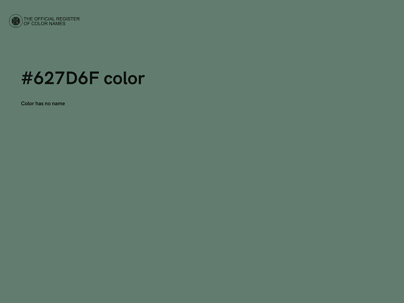 #627D6F color image