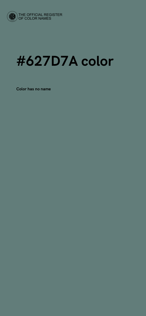 #627D7A color image