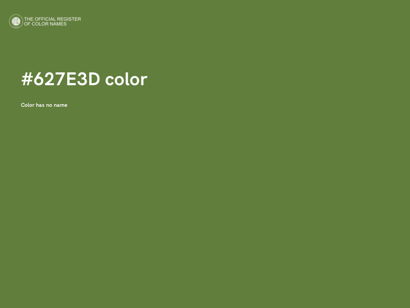 #627E3D color image