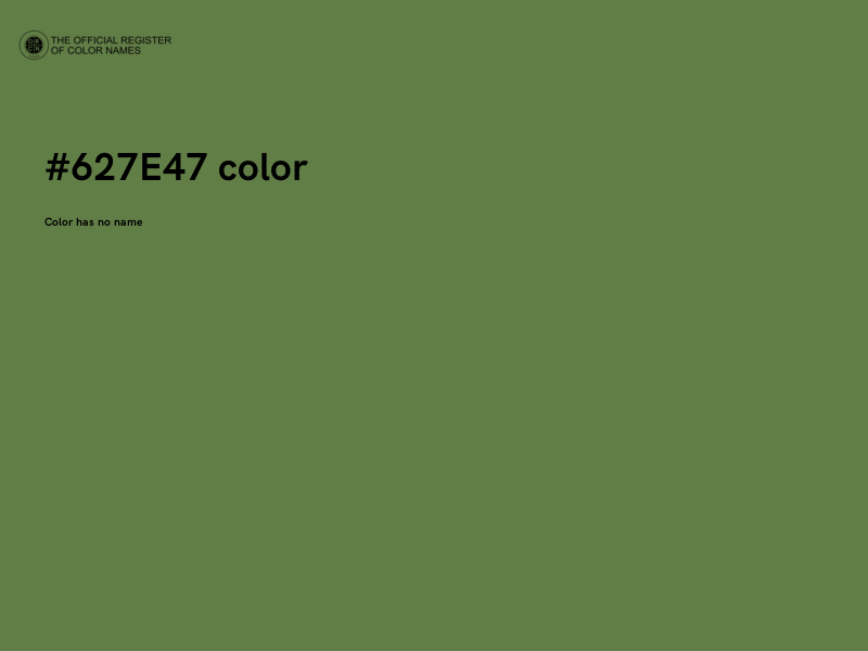 #627E47 color image