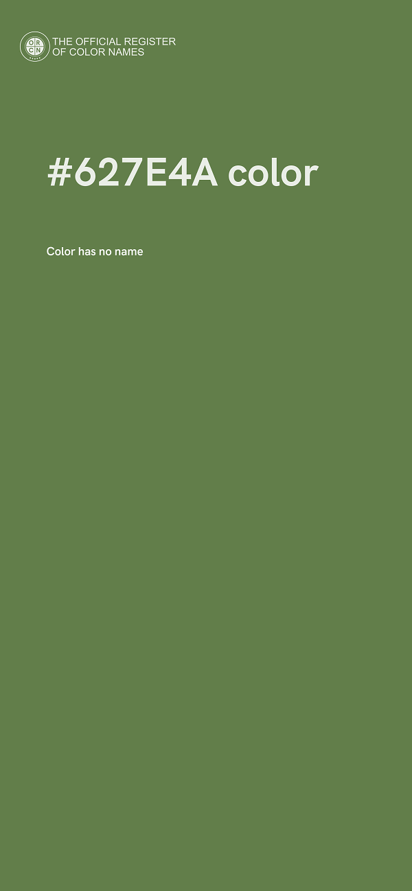 #627E4A color image