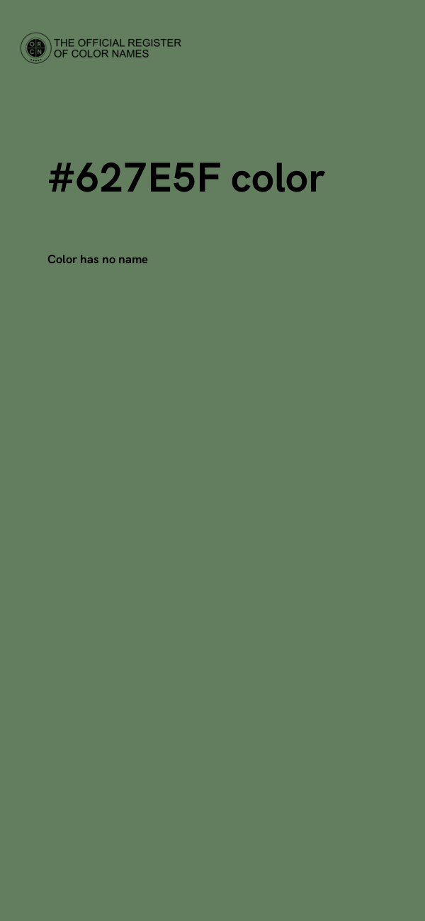 #627E5F color image