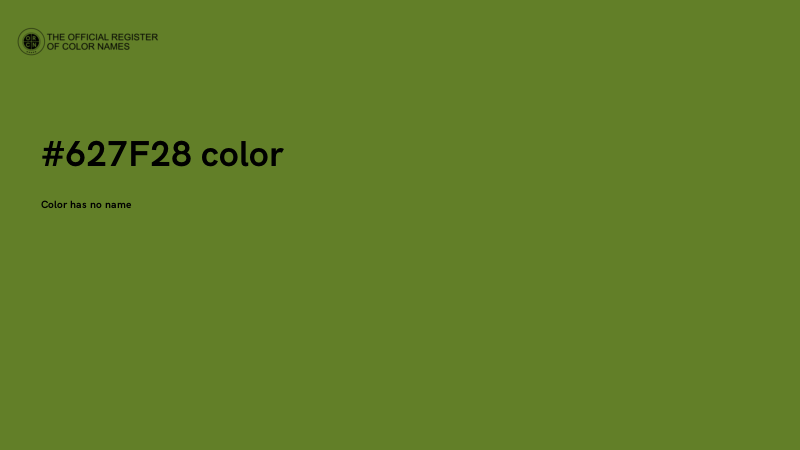 #627F28 color image