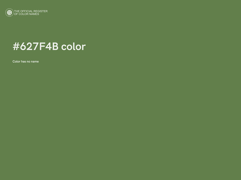 #627F4B color image