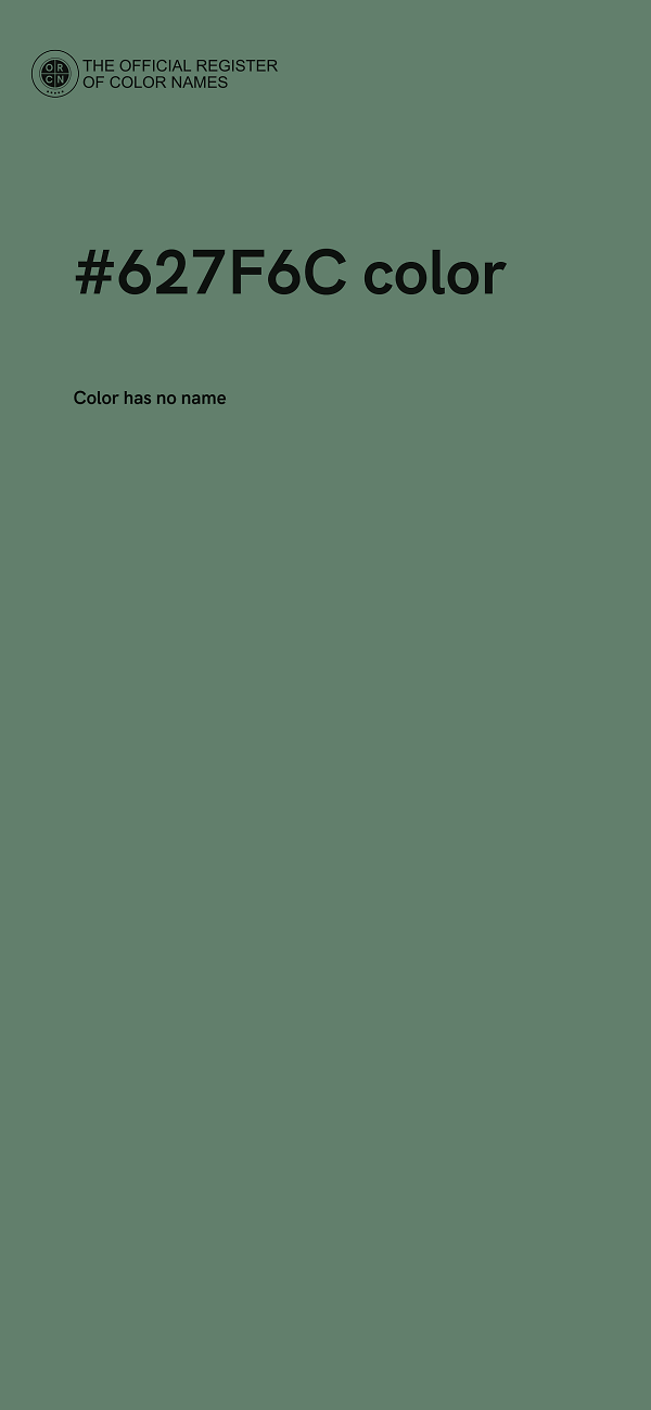 #627F6C color image
