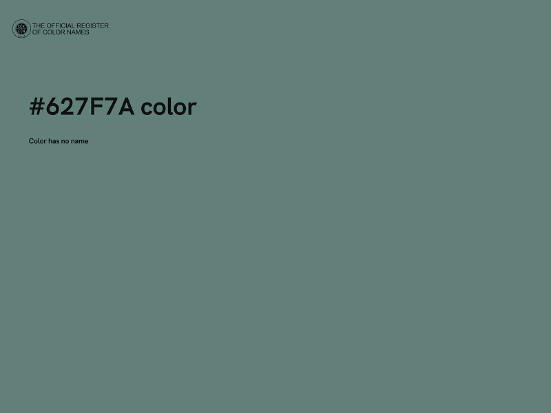 #627F7A color image