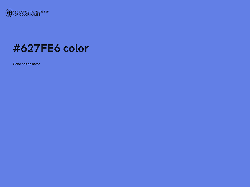 #627FE6 color image