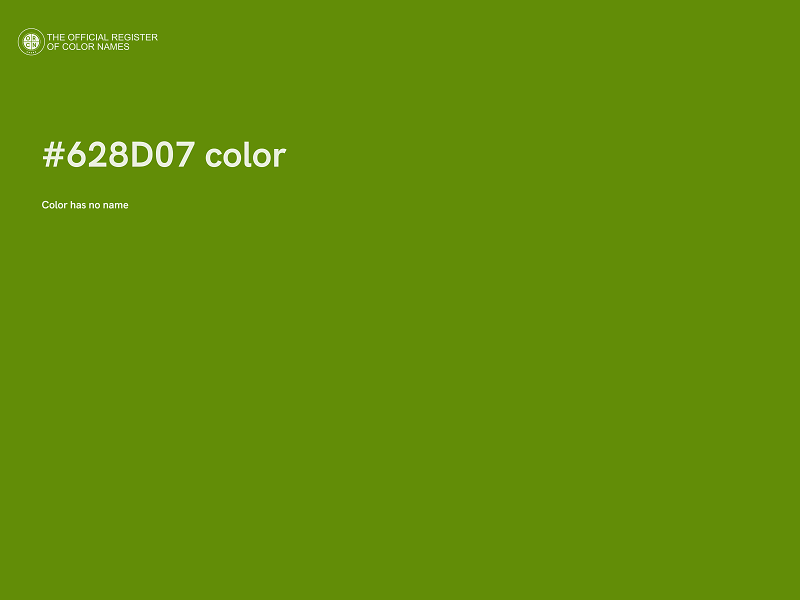 #628D07 color image