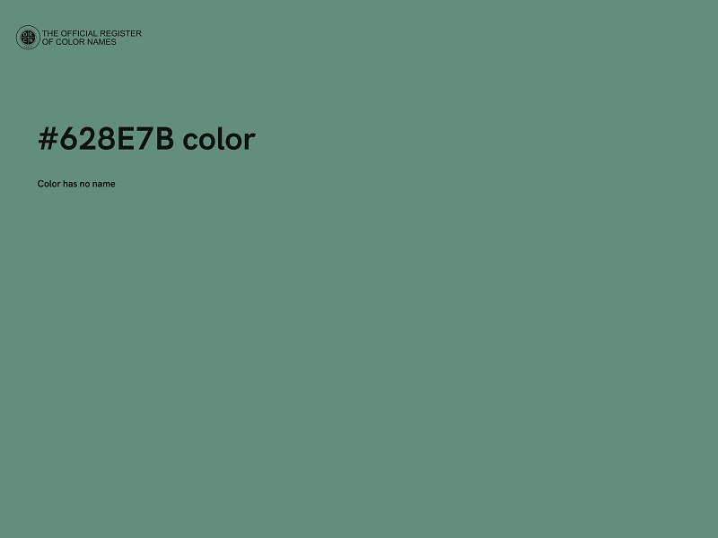 #628E7B color image