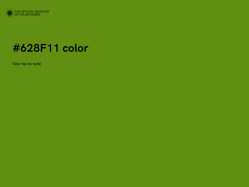 #628F11 color image