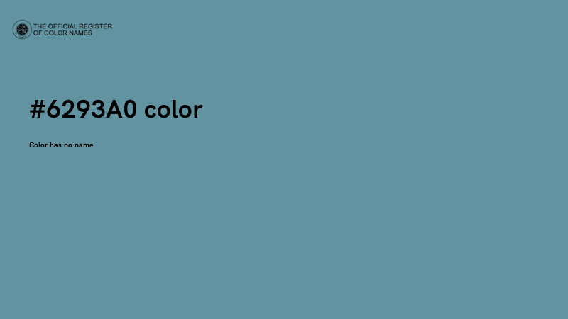 #6293A0 color image