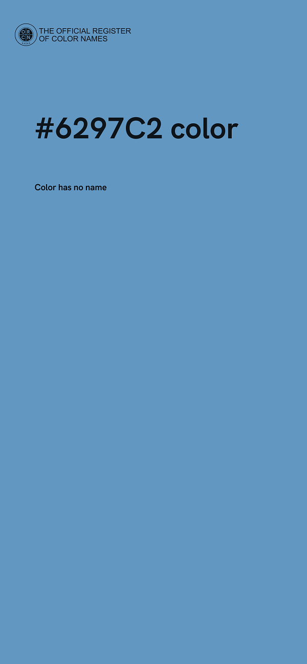 #6297C2 color image