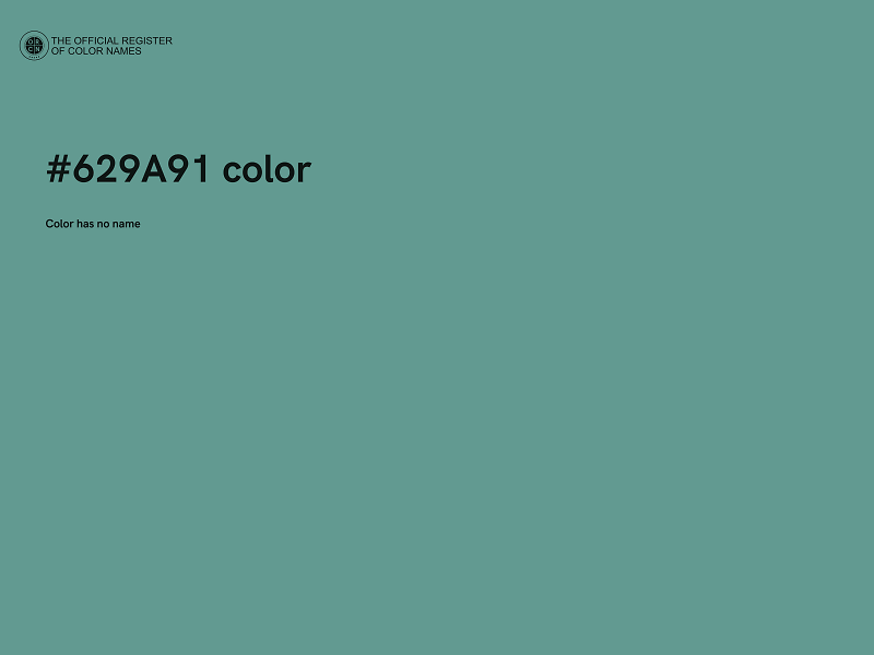 #629A91 color image