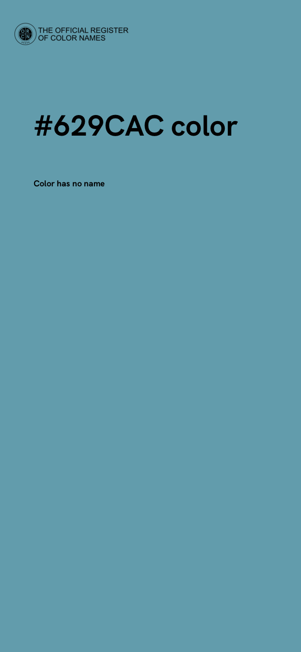 #629CAC color image