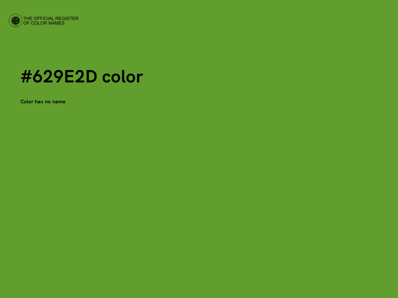 #629E2D color image