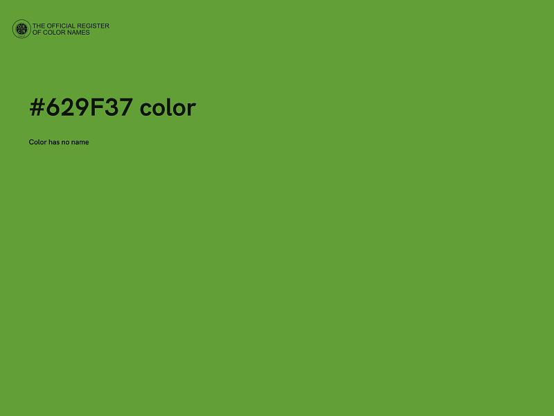 #629F37 color image