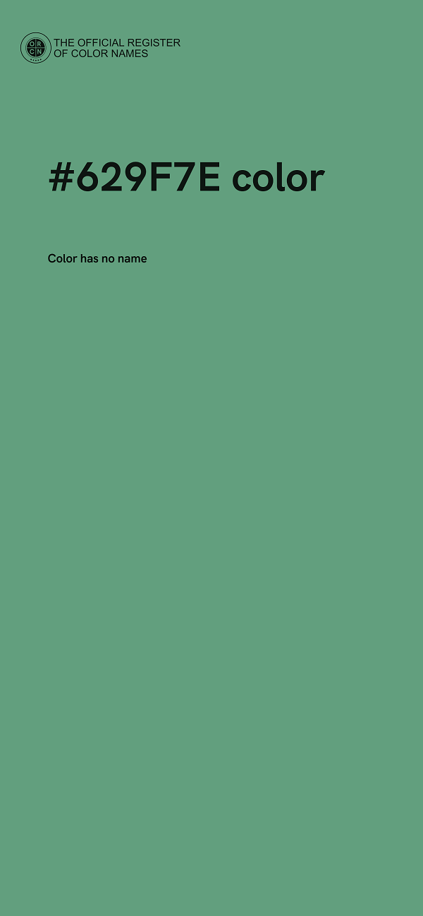#629F7E color image