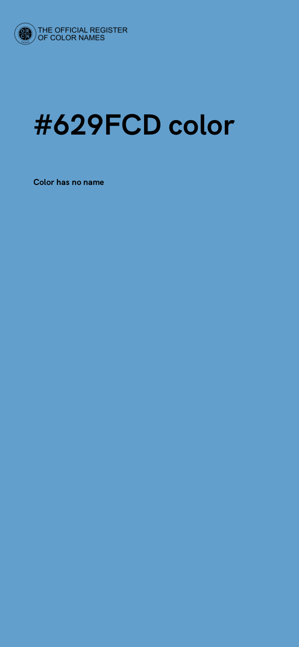 #629FCD color image