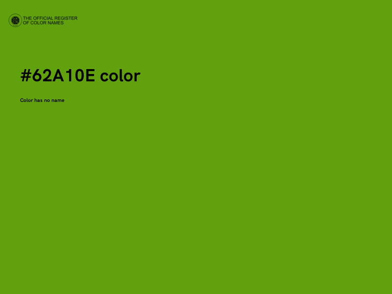 #62A10E color image
