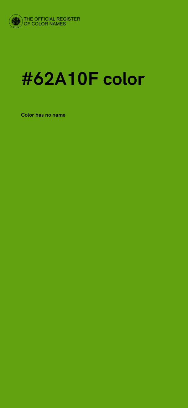 #62A10F color image