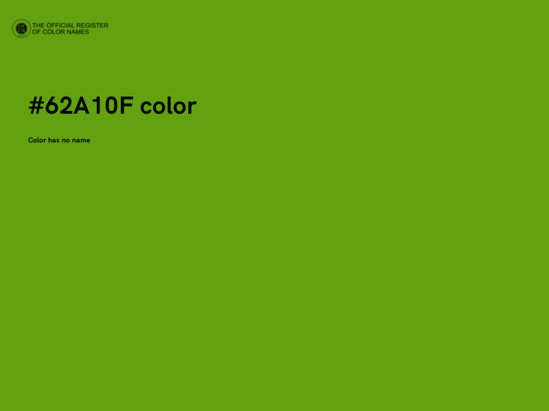 #62A10F color image