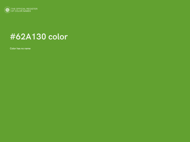 #62A130 color image