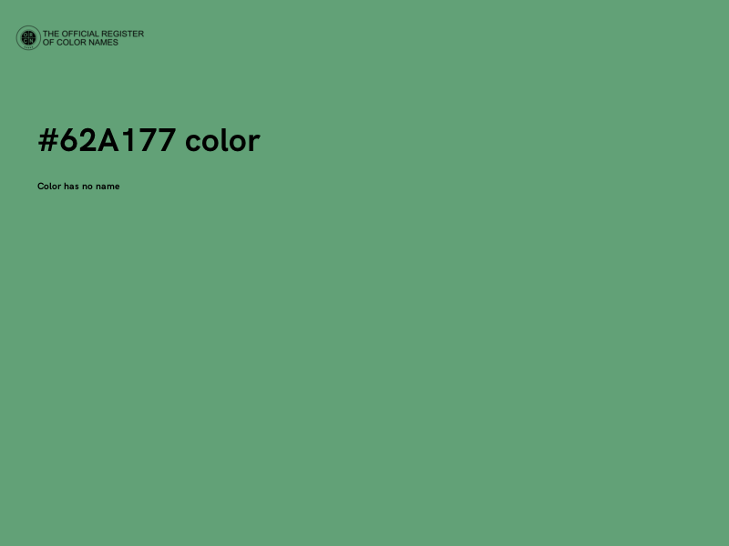 #62A177 color image