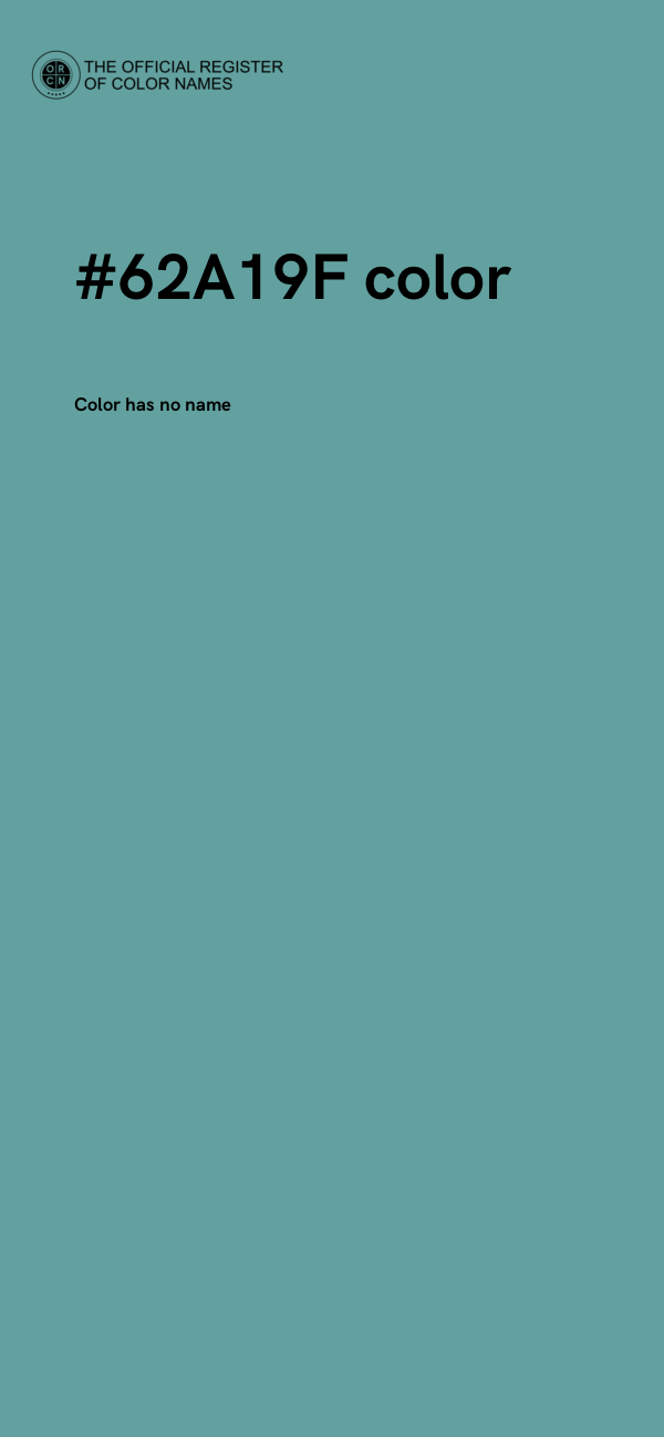 #62A19F color image