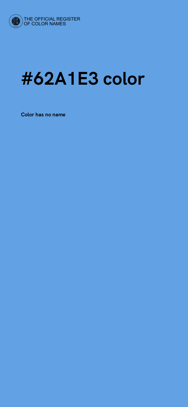 #62A1E3 color image