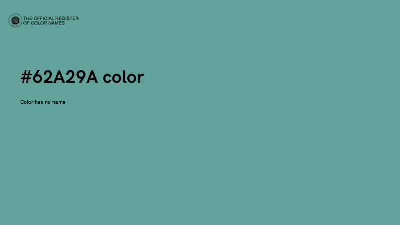 #62A29A color image