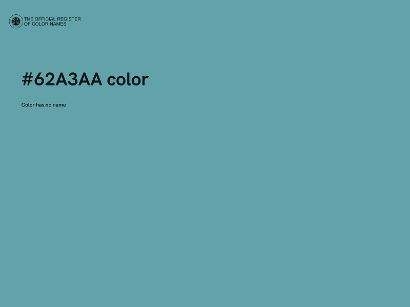 #62A3AA color image