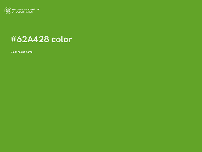 #62A428 color image