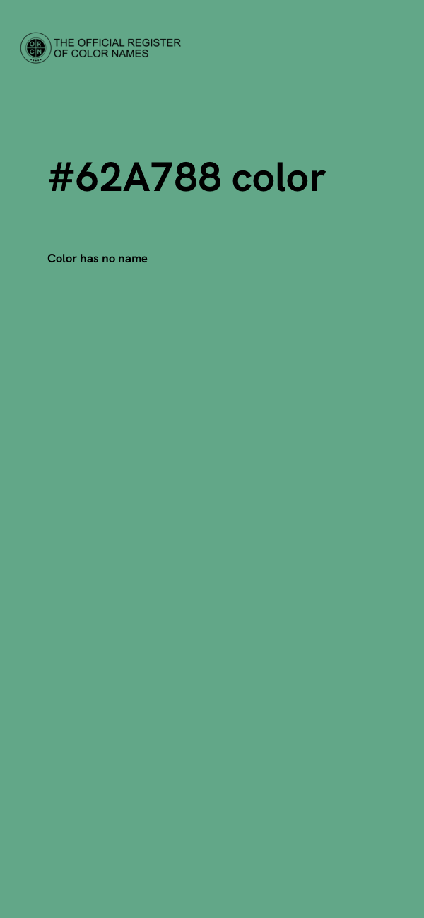 #62A788 color image