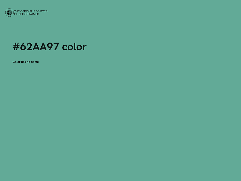 #62AA97 color image