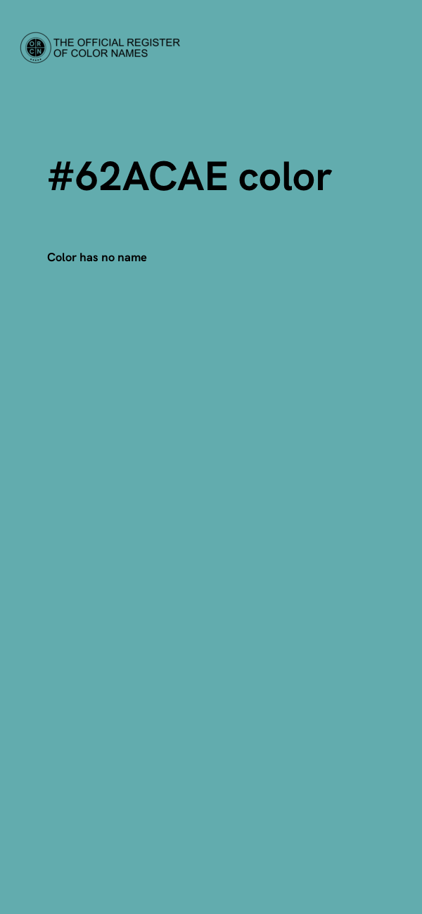 #62ACAE color image