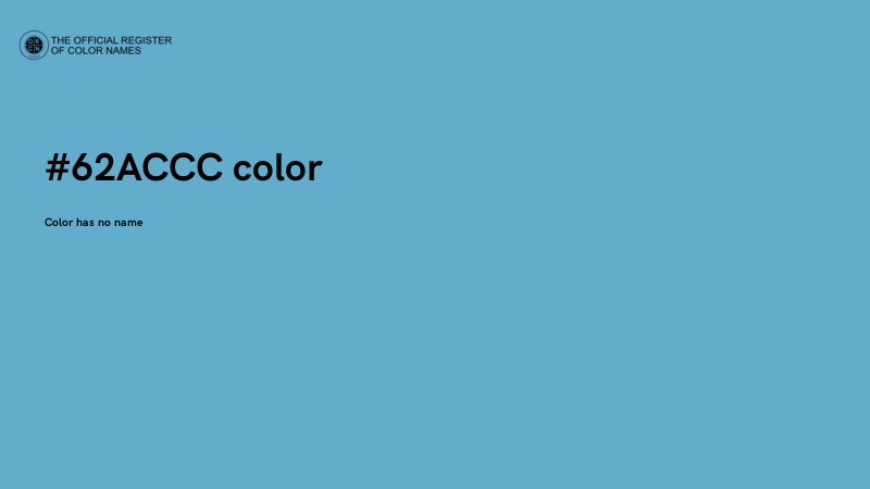 #62ACCC color image