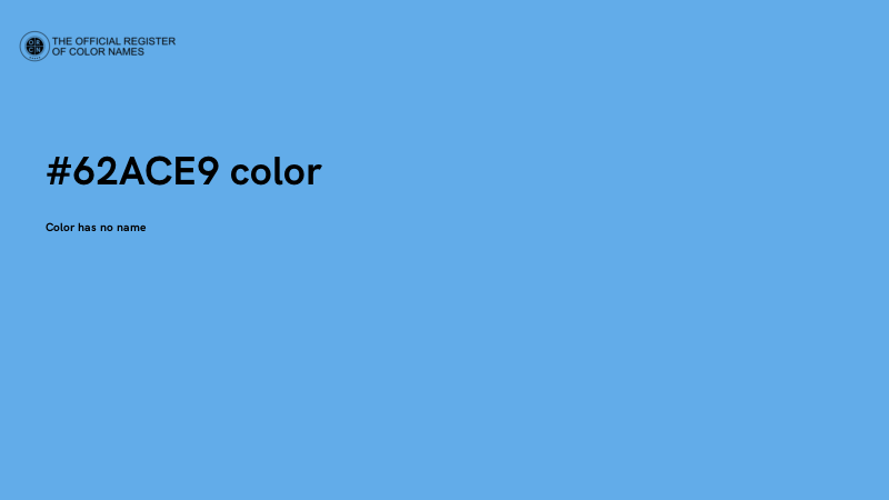 #62ACE9 color image