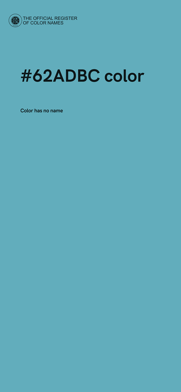 #62ADBC color image