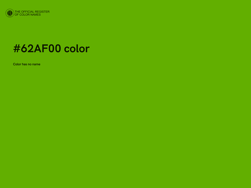 #62AF00 color image