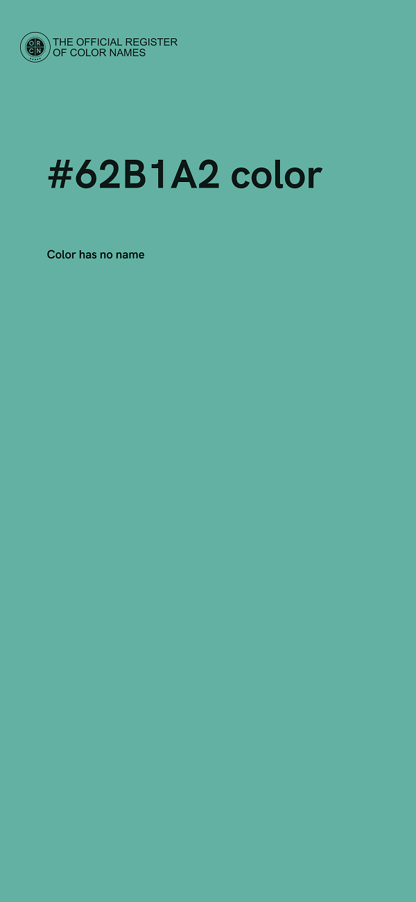 #62B1A2 color image